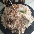 Sadaf Nouman's cooksnap of when they made White Biryani.