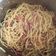 El cooksnap de Julián cuando hizo Pasta con gambas al ajillo.