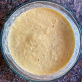 El cooksnap de Mariela Vaccaro cuando hizo Salsa de yogur ácido y maíz dulce 🌽 Salsa para tacos 🌽.