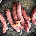 El cooksnap de B cuando hizo Salchichas al vino en crock-pot.