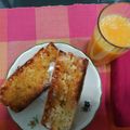 El cooksnap de Vicente Moliner cuando hizo Desayuno completo con tostadas con miel.