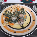 El cooksnap de carlos Vera D. cuando hizo Albóndigas con salsa de Gorgonzola, Espinacas y Patatas🧀.