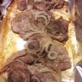 Gigi Missing T Gates's cooksnap of when they made Bake pork steak with onions .