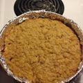 tarafrivalt's cooksnap of when they made Caramel Apple Cheesecake Crumble Bars.