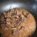El cooksnap de Regina Bzc cuando hizo Bisteces de res encebollados.