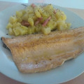 El cooksnap de Miguel Angel cuando hizo Filetes de trucha con patatas!!🐟😋🍴.