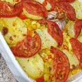 El cooksnap de "Cocina con Celi" cuando hizo Arroz al horno vegetariano.