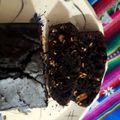 El cooksnap de Gabriel Colangelo cuando hizo Budín de algarroba y cacao.