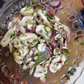 El cooksnap de Pame cuando hizo Ceviche de Champiñones.