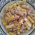 El cooksnap de Fatima Kaissi Salgado cuando hizo Macarrones con nata y champiñones.