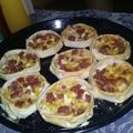 El cooksnap de Dana cuando hizo Canastitas de paleta, queso, huevo, choclo y tomate.