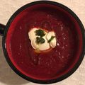 El cooksnap de Fabi cuando hizo Sopa de Remolacha 😋😋😋.