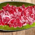 El cooksnap de Teresa cuando hizo Gomitas de gelatina de durazno y cereza.
