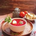 Bhavna Desai's cooksnap of when they made વેજ ટોમેટો સૂપ (Veg Tomato Soup Recipe In Gujarati).