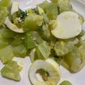 Cooksnap de Rafaela quando cozinhou Salada de chuchu, ovos e cebola.