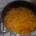 El cooksnap de Andrea Molinuevo cuando hizo Compota de durazno.