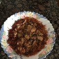 El cooksnap de José Manuel Estevez Posse cuando hizo Filetes de pollo agridulces con manzana y champiñones.