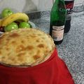 El cooksnap de Angelica Morales cuando hizo Tarta pascualina.