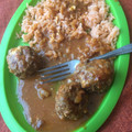 El cooksnap de Lorena Armijo cuando hizo Albóndigas rellenas con queso philadelphia.