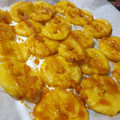 El cooksnap de Ali :) cuando hizo Tempura de manzana y caramelo crocante.