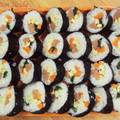 Cooksnap của Bòn Bon khi họ làm theo món Cơm cuộn (Kimbap)