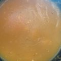 El cooksnap de Laura cuando hizo Crema de zanahoria.
