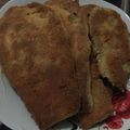 El cooksnap de Valentina De León cuando hizo Milanesa de berenjena.