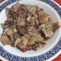 El cooksnap de Alex Balague cuando hizo Gírgolas salteadas con jamón.