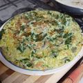 El cooksnap de caro cuando hizo Tortilla de espinaca y zanahoria.