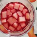 El cooksnap de Angélica cuando hizo Sangría, pa' la se pa' la calor.