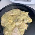 El cooksnap de Coronada Calle Carrillo cuando hizo Filetes de pollo con bechamel de calabacín con Thermomix.