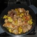 El cooksnap de navarrobelen3 cuando hizo Conejo al ajillo con patatas.