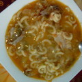 El cooksnap de MaryGlory cuando hizo Caballas con fideos.