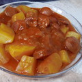 El cooksnap de Elena C cuando hizo Guiso de patatas con salchichas frankfurt.