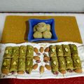 Dipika Bhalla का कुकस्नैप जब उन्होंने काजू पिस्ता मावा रोल (Kaju Pista Mawa roll recipe in hindi) बनाया था।
