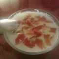 El cooksnap de La Cocina De Luchi cuando hizo Crema fría de melón 🍈 con secreto Guía Michelín 🙄🙄🙄🙄🙄🙄🤗.