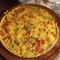 El cooksnap de Jorge Garcia cuando hizo Tarta de Choclo, Queso y Verdeo en masa con Polenta.