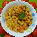 Neelima Rani's cooksnap of when they made Spicy saucy macroni.