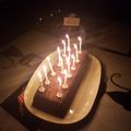 El cooksnap de Yohelis González cuando hizo Brownie con helado de vainilla.