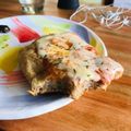 El cooksnap de Agus Mendez cuando hizo Masa para pizza de harina integral.