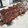 El cooksnap de Erin cuando hizo Tronco de Navidad relleno de turrón de Jijona.