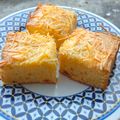 Cooksnap dari Mizanatud Diniyah untuk resep Bolu spons keju (modifikasi dari nutricake brownis keju)