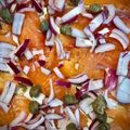 El cooksnap de Mabi cuando hizo Salmón marinado casero.