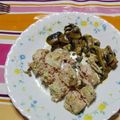 El cooksnap de Raquel Barea Muñoz cuando hizo Salmón con champiñones y salsa naranja.