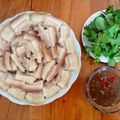 Cooksnap của Hoàng Thị Tố Hà khi họ làm theo món Thịt Luộc Chấm Mắm Nêm