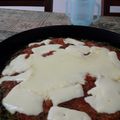 El cooksnap de Lorena Ovando cuando hizo Pizza de espinacas.