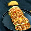 Ruchi Chopra का कुकस्नैप जब उन्होंने रॉकिन चीज़ी टाकोस (Rocking cheese tacos recipe in Hindi) बनाया था।