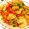 รูป Cooksnap ของ ii เมื่อเขาทำ กุ้งผัดผงกะหรี่