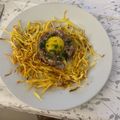 El cooksnap de CasaHaroNebot VALENCIA cuando hizo Steak tartar o tartar de ternera.