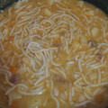 El cooksnap de Cecilia Gumera cuando hizo Porotos con riendas y longaniza.